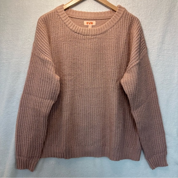 EVRI Sweaters - Evri Sweater Pale Rose Pink size 1X Women